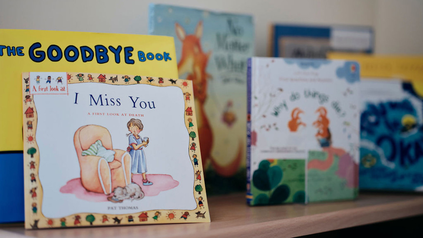 Image of children bereavement books