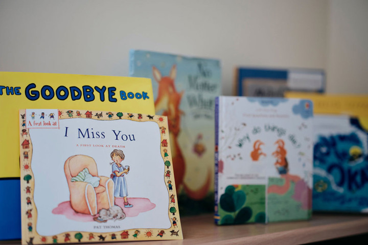 Image of children bereavement books