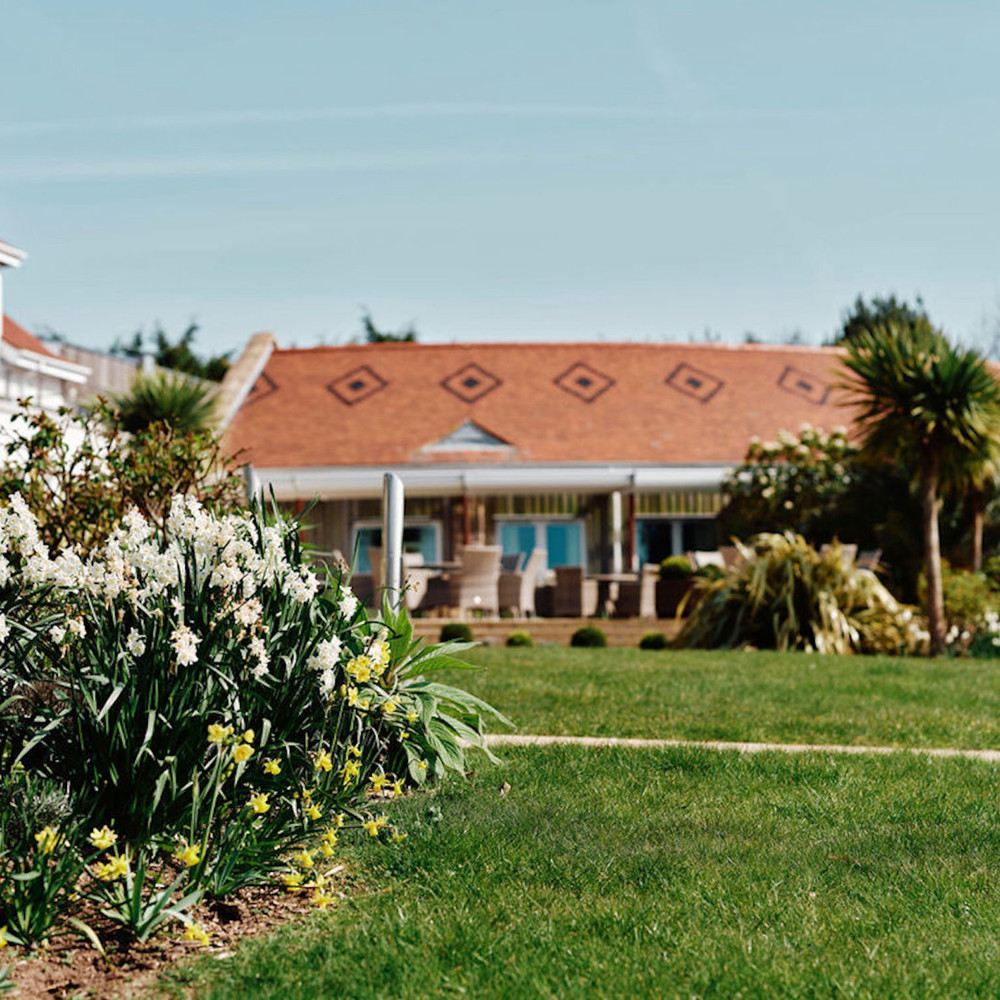 Image taken in Hospice gardens with flowers