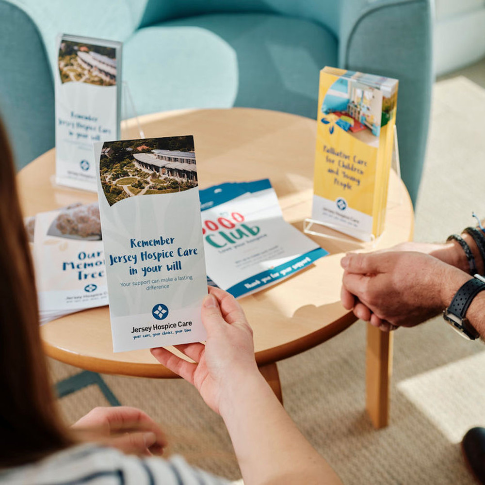 Image of leaflets on table