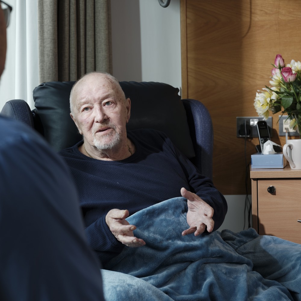 Patient And Nurse Jersey Hospice Care