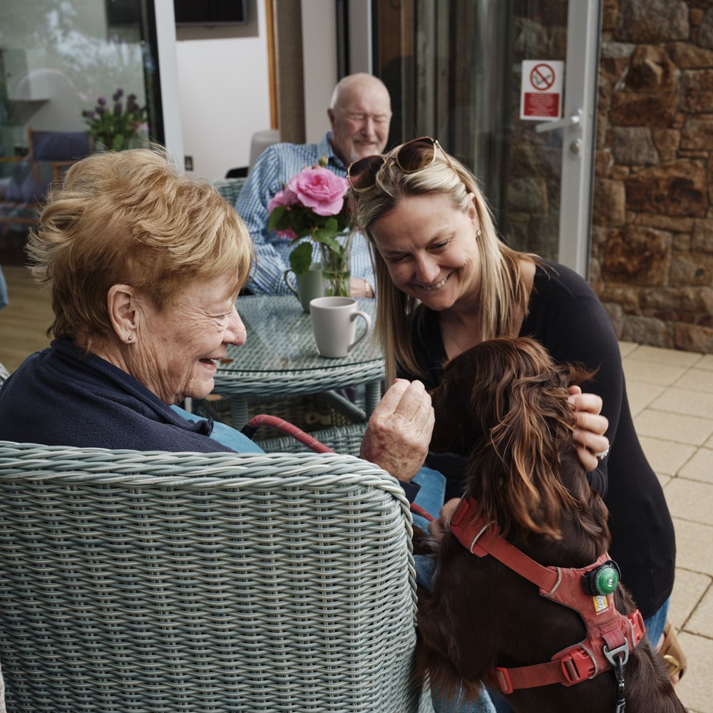 Patient And Family At Jersey Hospice Care