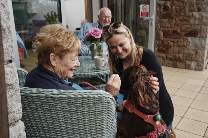 Patient And Family At Jersey Hospice Care